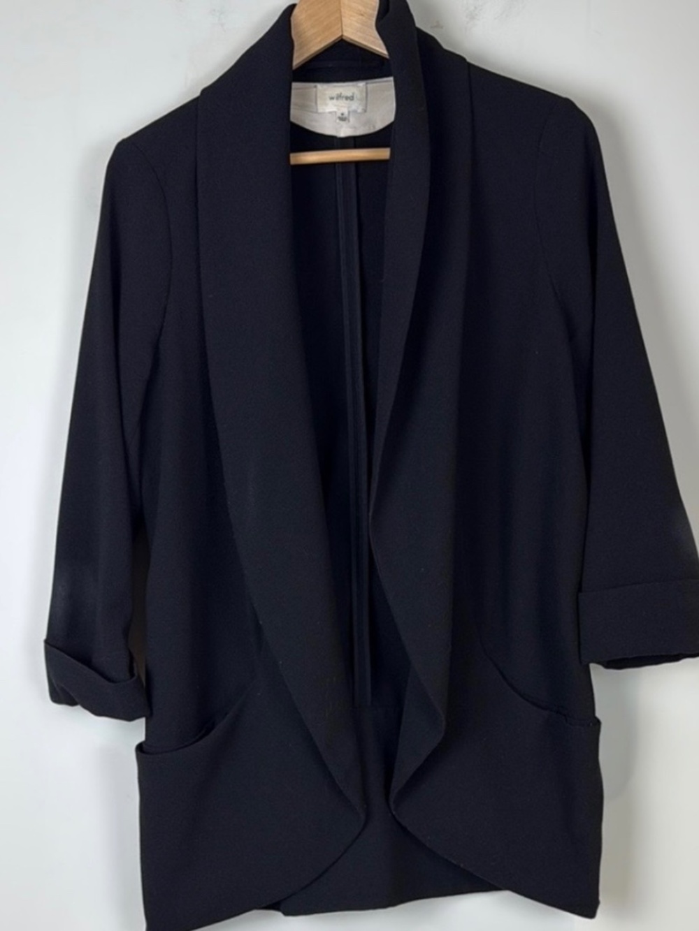 Aritzia Black Blazer Sleek Suit Jacket